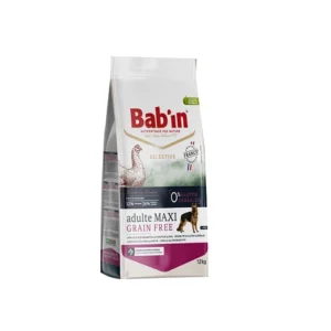 غذای خشک سگ بابین Babin Maxi Adult Grain Free وزن 12 کیلوگرم